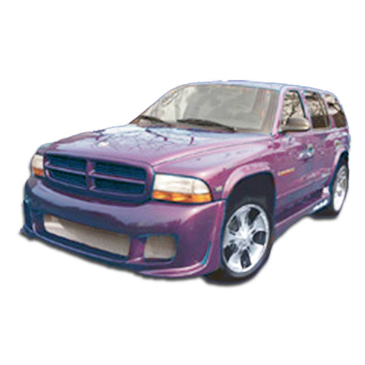 Modify your Dodge Dakota 1997 with our Exterior/Front Bumpers or Lips - Front view angle of Dodge Dakota with bumper