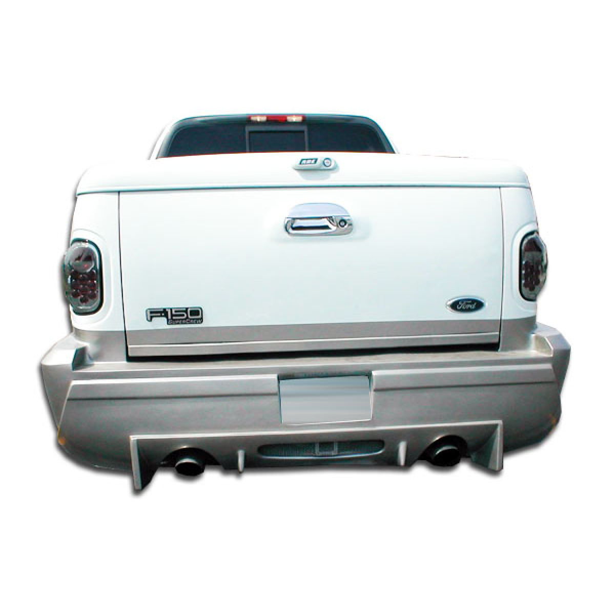 Modify your Ford F-150 1997 with our Exterior/Complete Body Kits - Rear view angle of the Ford F-150 bumper