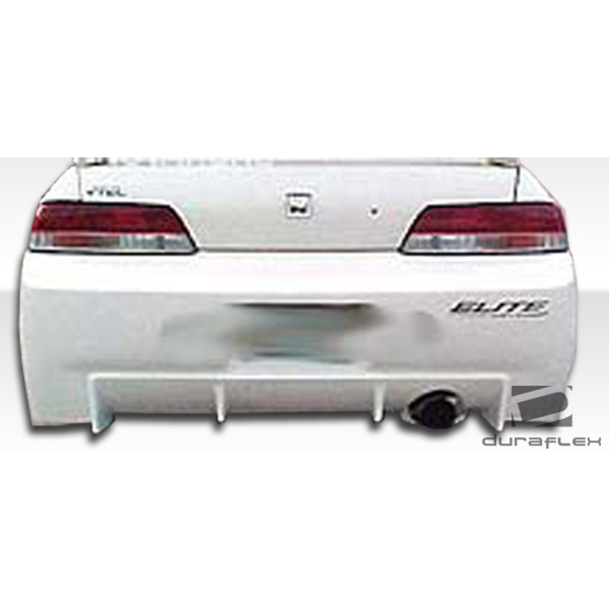 Modify your Honda Prelude 1997 with our Exterior/Rear Bumpers or Lips - Rear view of the vehicle at a straight angle