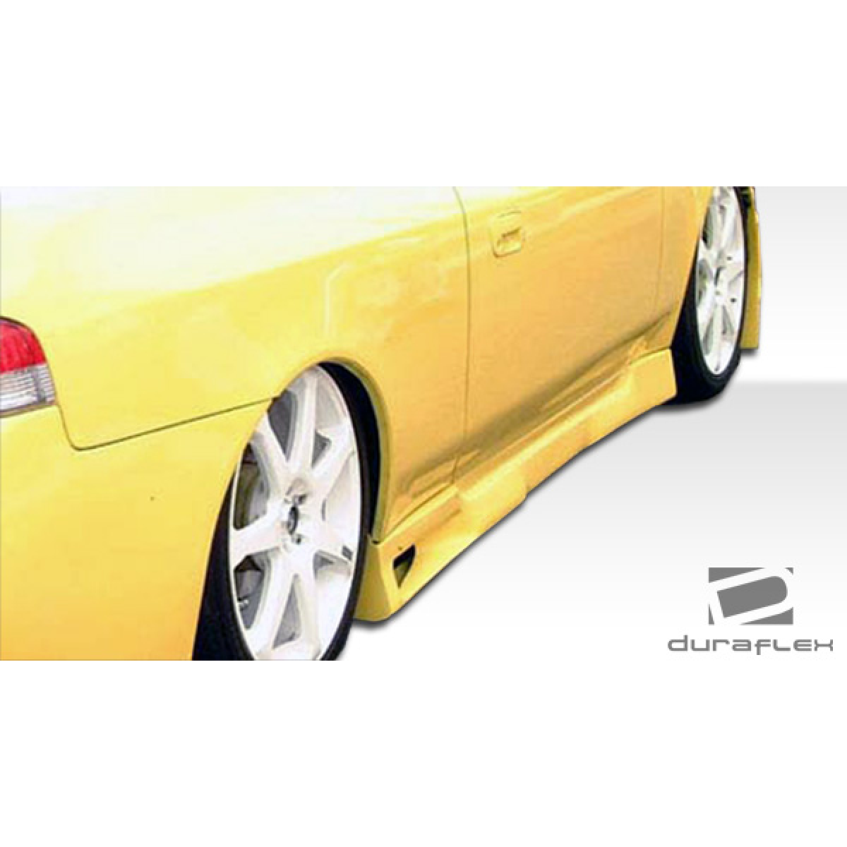 Modify your Honda Prelude 1997 with our Exterior/Complete Body Kits - Side view showing side skirts at low angle