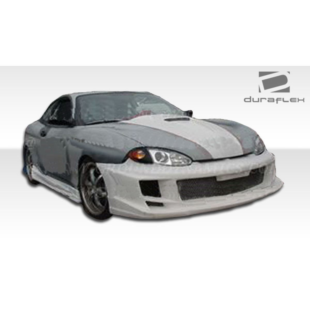 Modify your Hyundai Tiburon 1997 with our Exterior/Side Skirts - Car viewed from front left angle