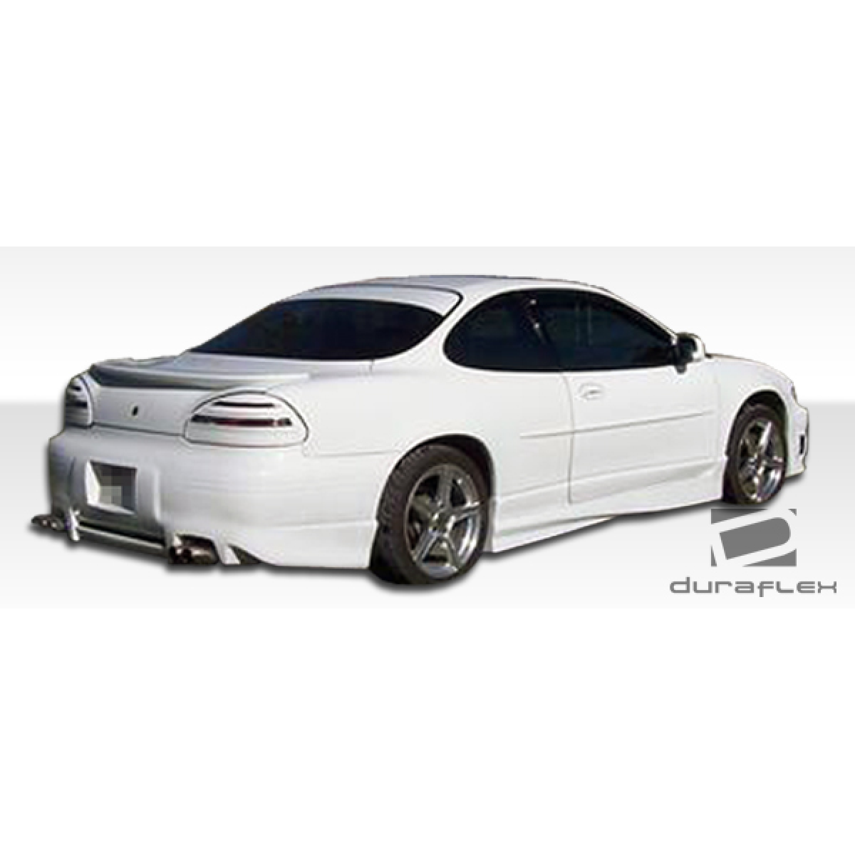 Modify your Pontiac Grand Prix 1997 with our Exterior/Complete Body Kits - Side angle view of vehicle shows skirt details