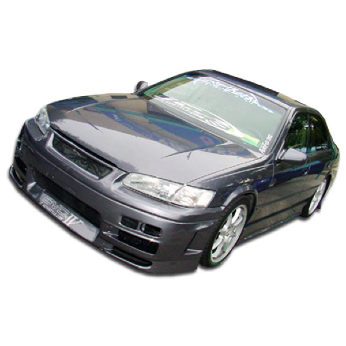 Modify your Toyota Camry 1997 with our Exterior/Front Bumpers or Lips - Front angle view of a modified Toyota Camry