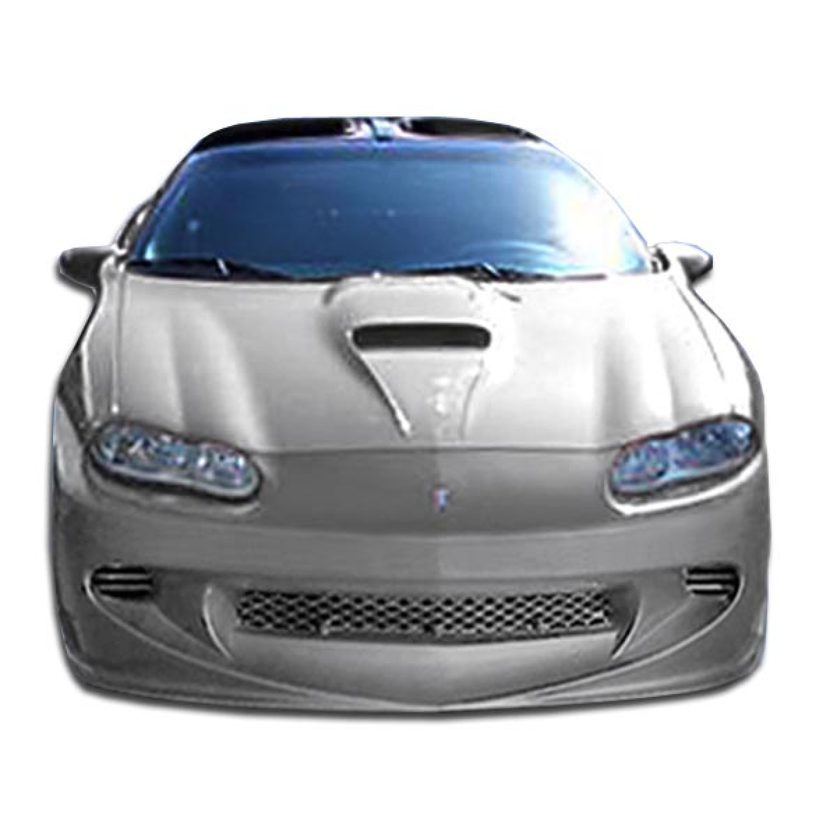 Modify your Chevrolet Camaro 1998 with our Exterior/Front Bumpers or Lips - Front view of car at a straight angle