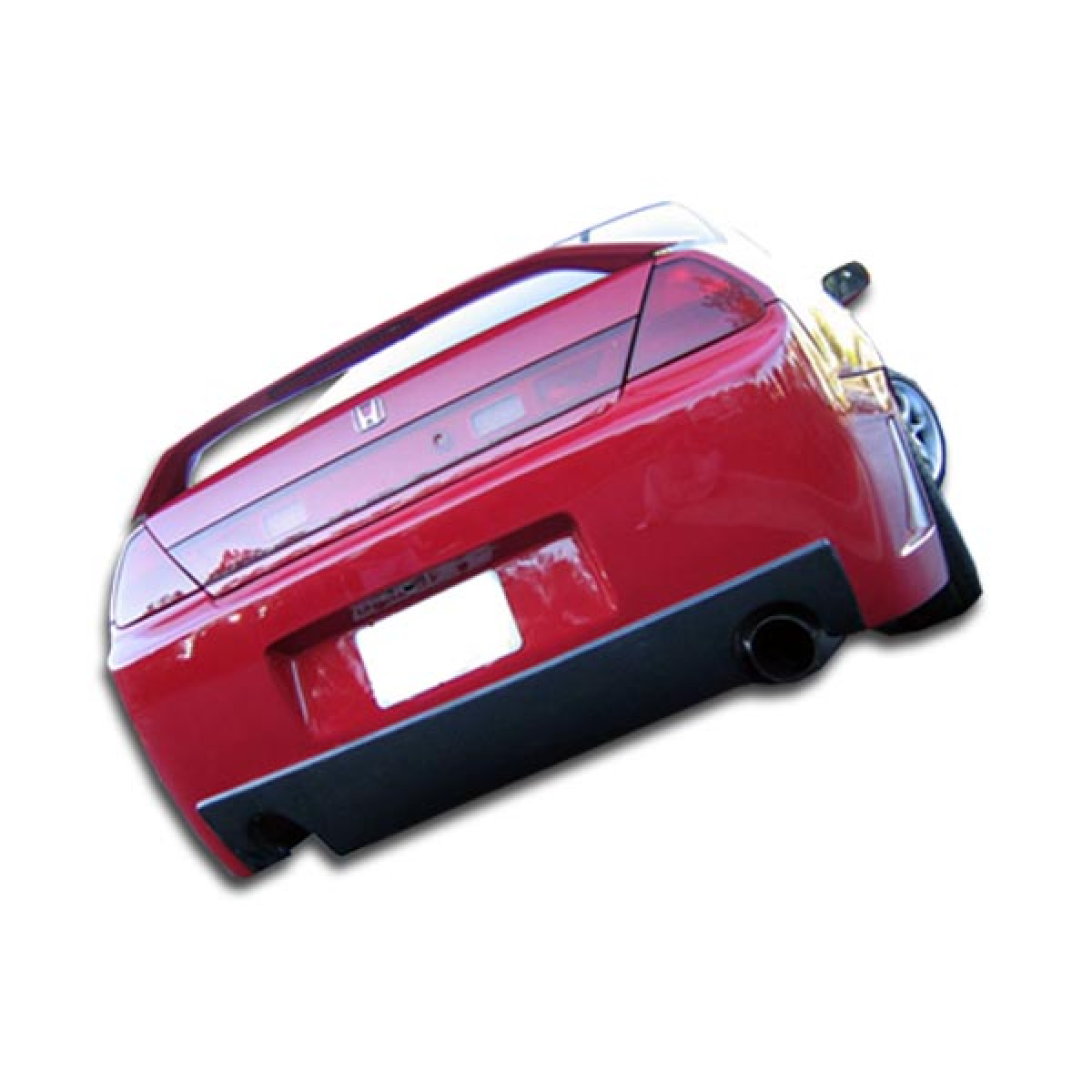 Modify your Honda Accord 1998 with our Exterior/Rear Bumpers - Rear view of bumper at about thirty degrees angle