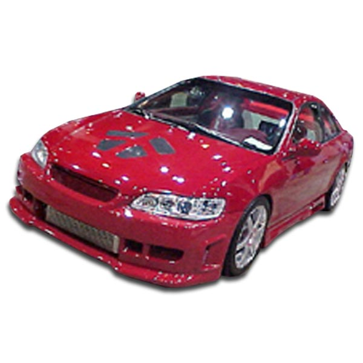 Modify your Honda Accord 1998 with our Exterior/Front Bumpers or Lips - Front angle view of Honda Accord bumper