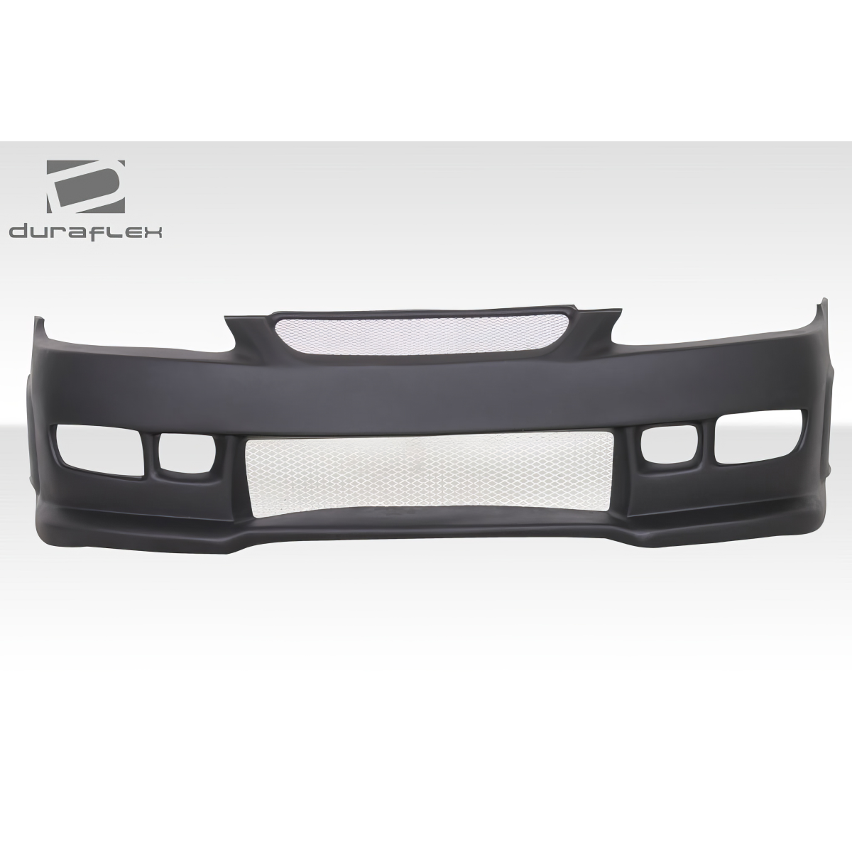 Modify your Honda Accord 1998 with our Exterior/Front Bumpers or Lips - Front view of car bumper at head-on angle