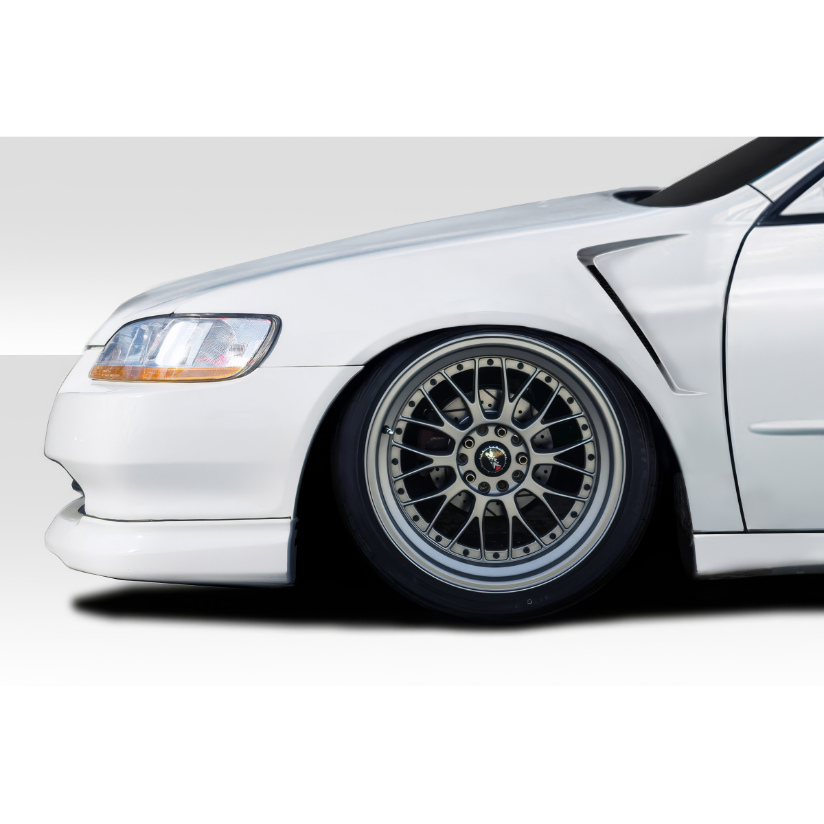 Modify your Honda Accord 1998 with our Exterior/Fenders - Image shows vehicle fender at side angle