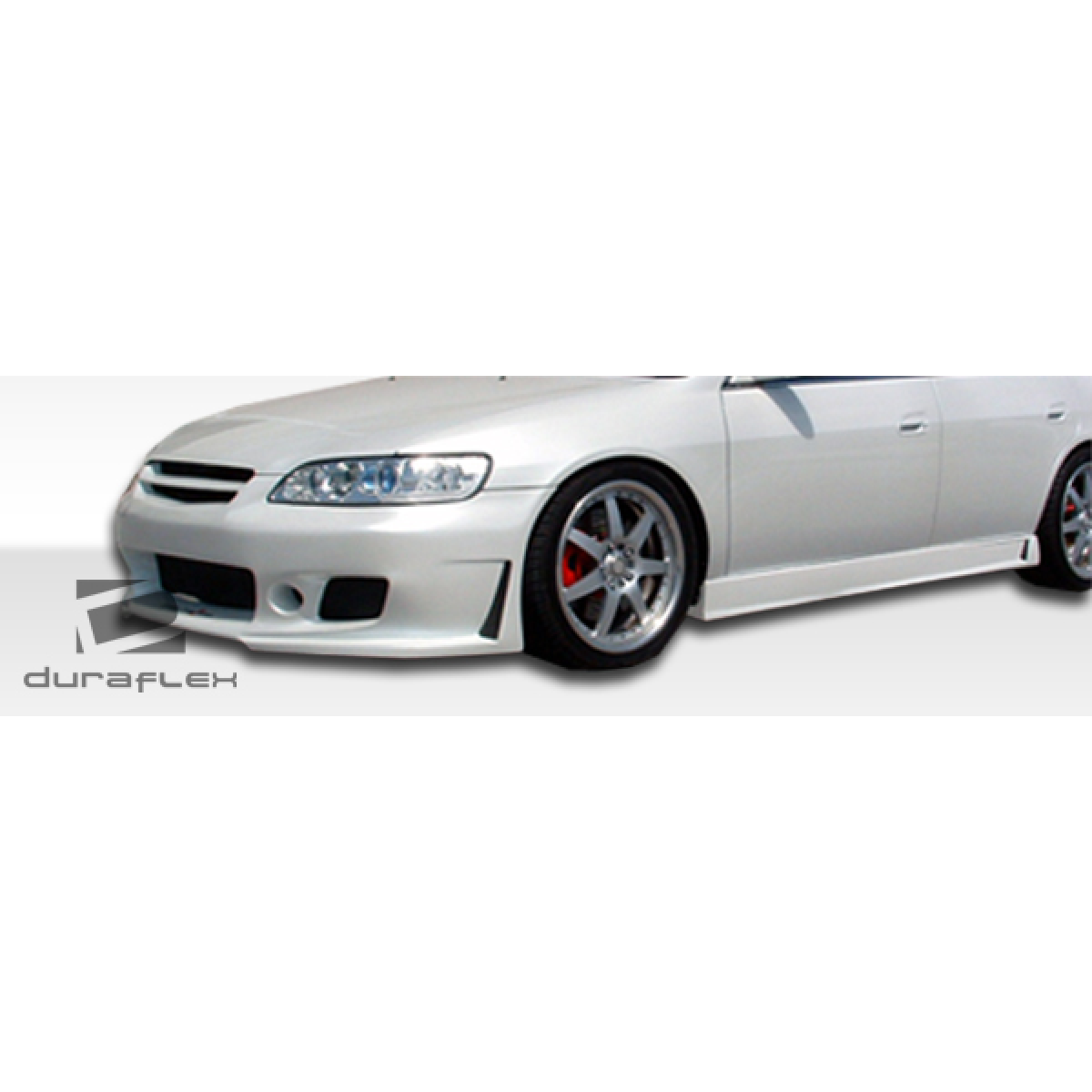 Modify your Honda Accord 1998 with our Exterior/Side Skirts - Front three quarter angle view of side skirts