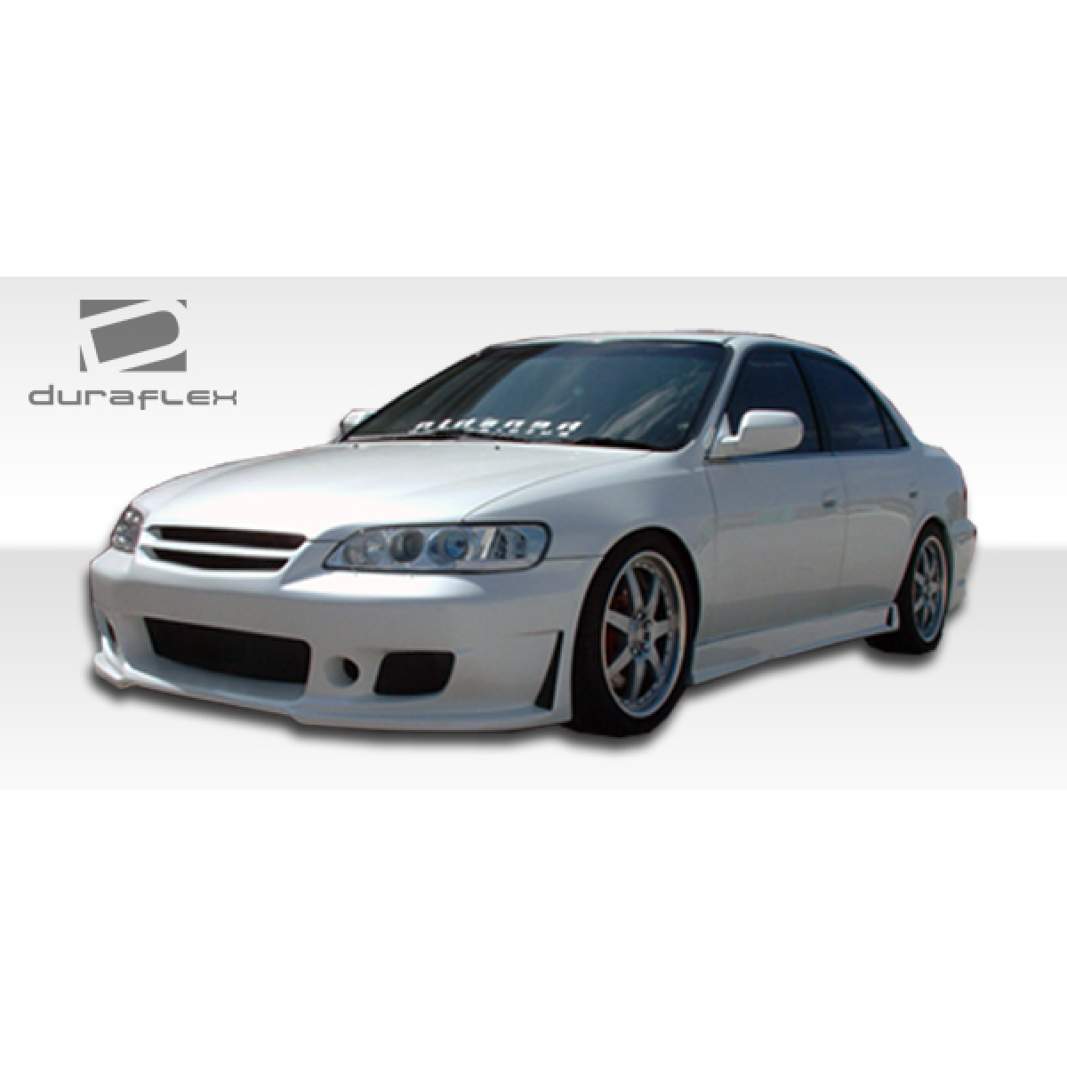Modify your Honda Accord 1998 with our Exterior/Side Skirts - Front three quarter view of the vehicle