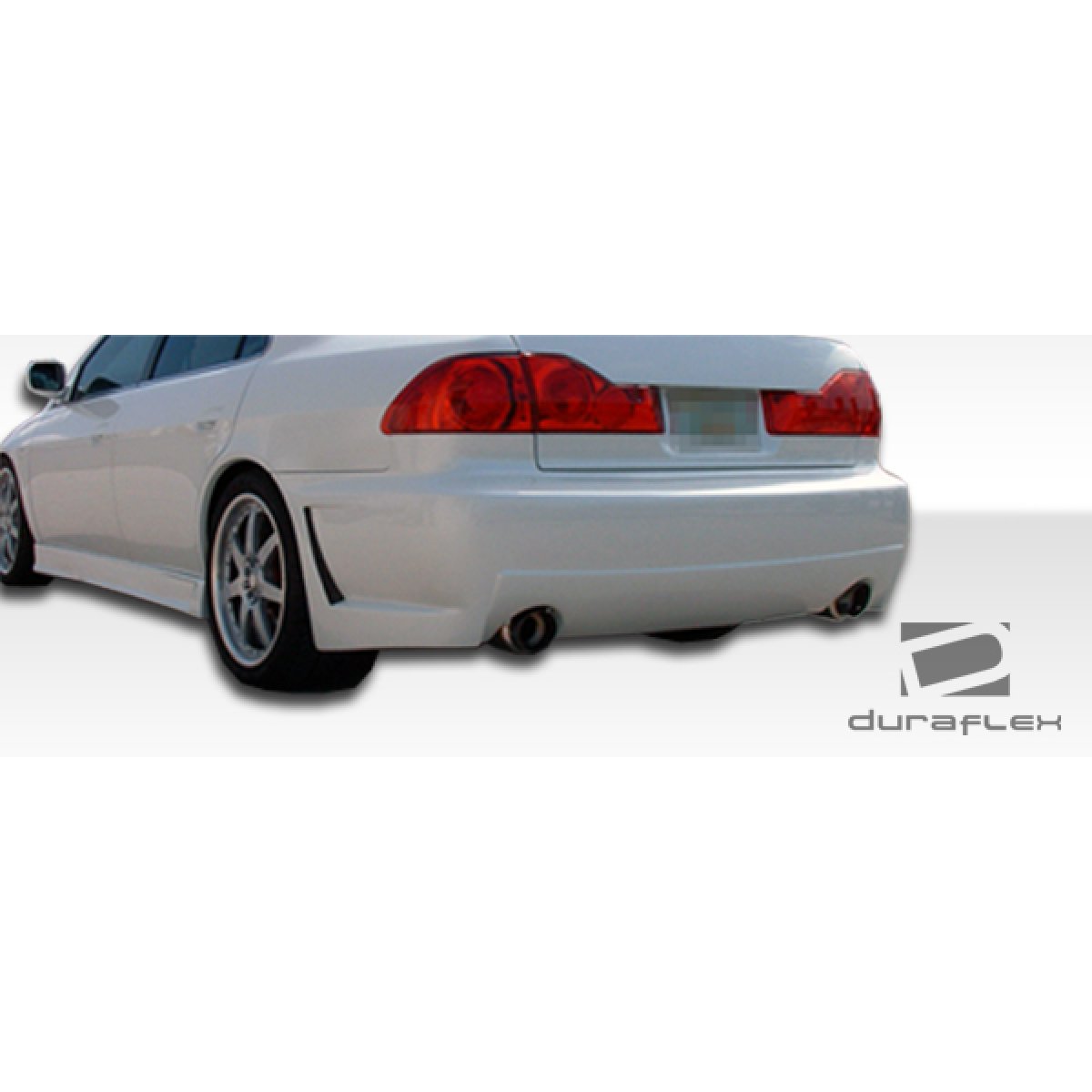 Modify your Honda Accord 1998 with our Exterior/Side Skirts - View is from the rear right side angle
