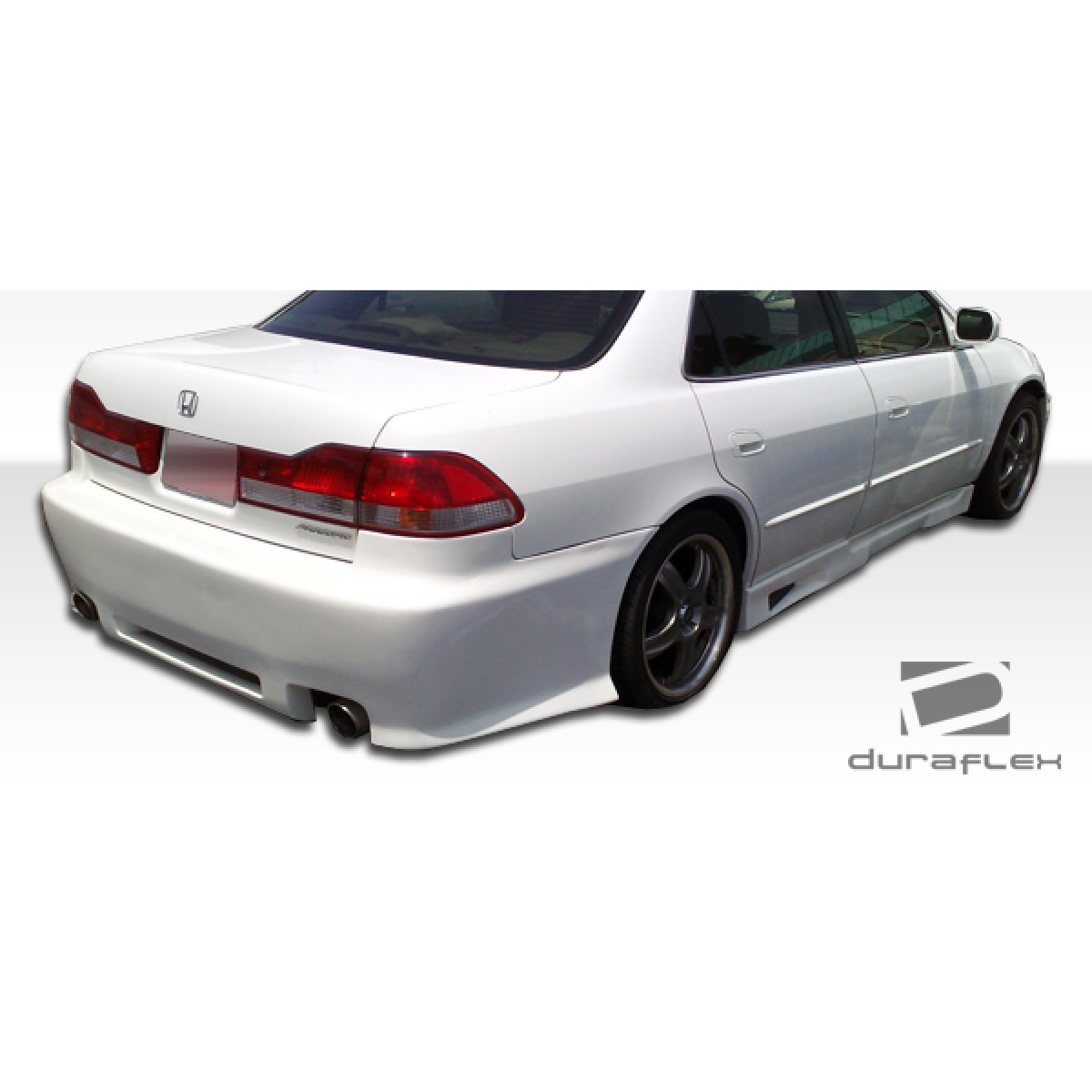 Modify your Honda Accord 1998 with our Exterior/Rear Bumpers or Lips - Rear view angle showcasing the bumper design