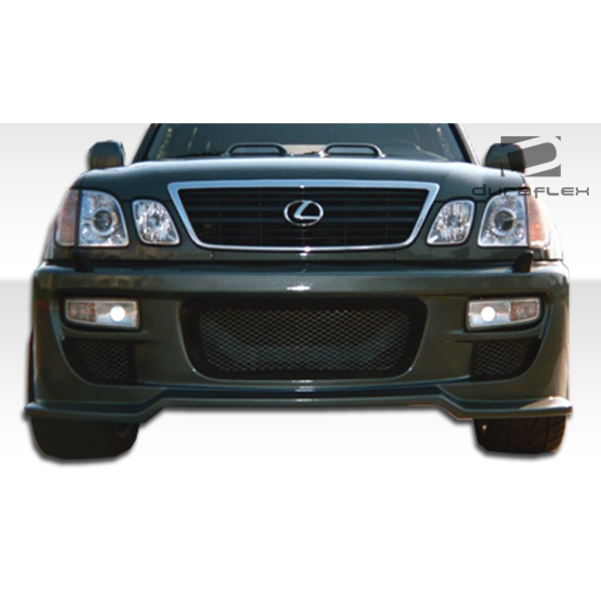 Modify your Lexus LX470 1998 with our Exterior/Front Bumpers or Lips - Front angle view of a Lexus LX470 bumper