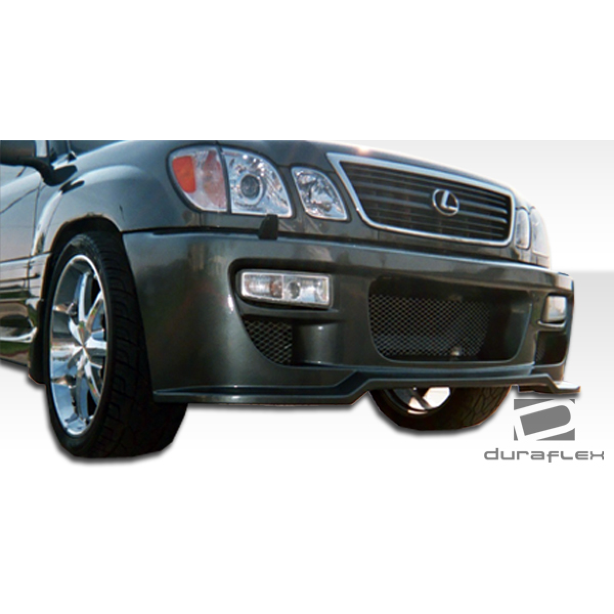 Modify your Lexus LX470 1998 with our Exterior/Front Bumpers or Lips - Front angle view of Lexus LX470 bumper part