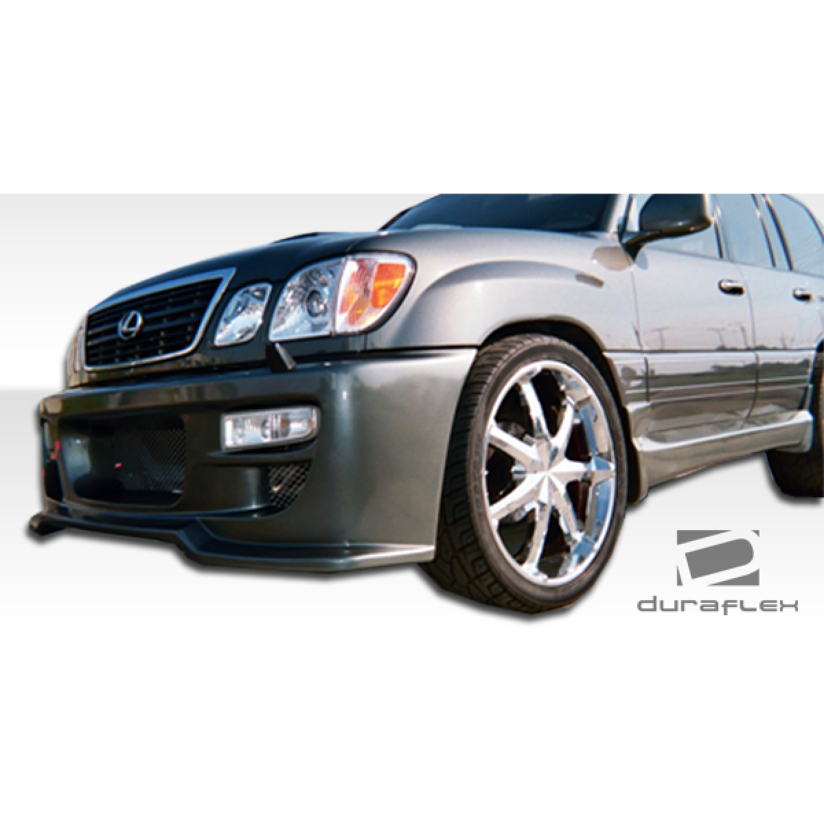 Modify your Lexus LX470 1998 with our Exterior/Front Bumpers or Lips - Front angle view of Lexus LX470 bumper part