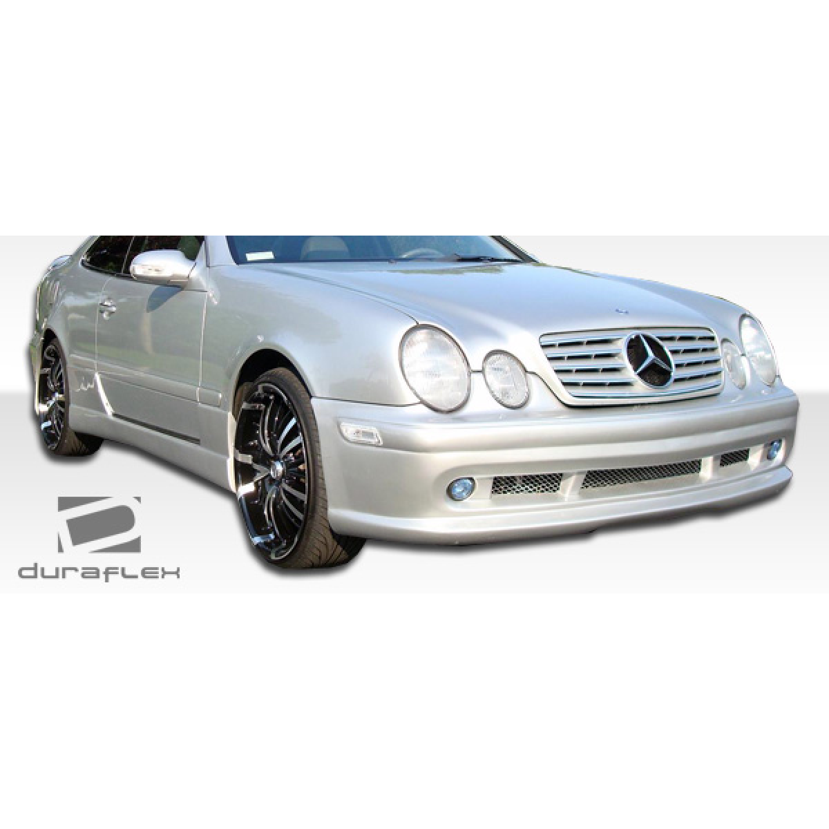 Modify your Mercedes-Benz CLK-Class 1998 with our Exterior/Front Bumpers or Lips - Front angle view of the vehicle