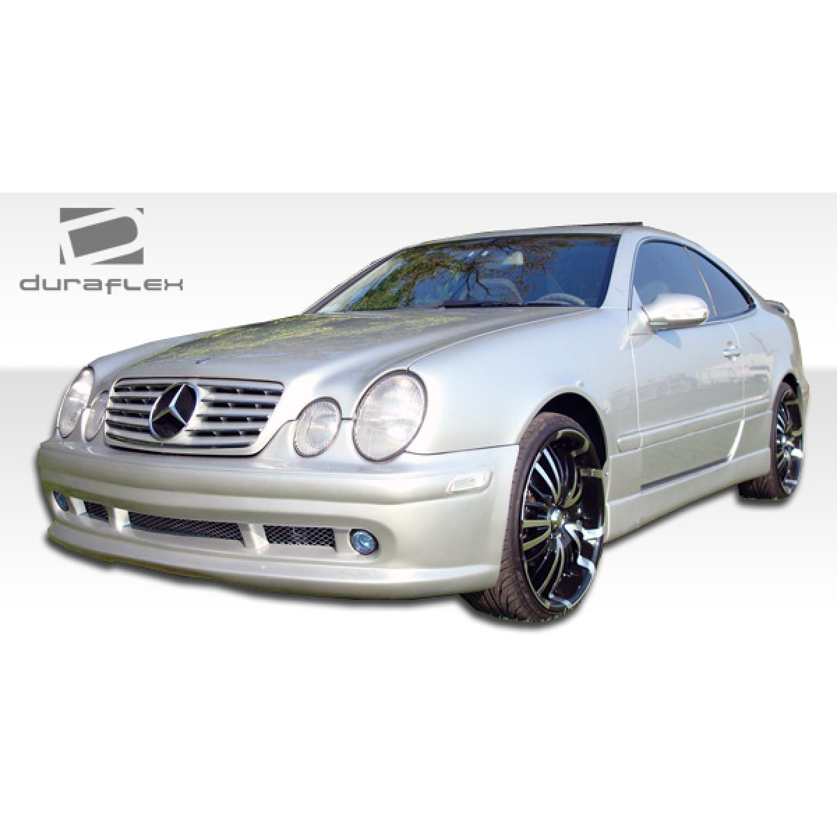 Modify your Mercedes-Benz CLK-Class 1998 with our Exterior/Front Bumpers or Lips - Front three quarter angle view of vehicle