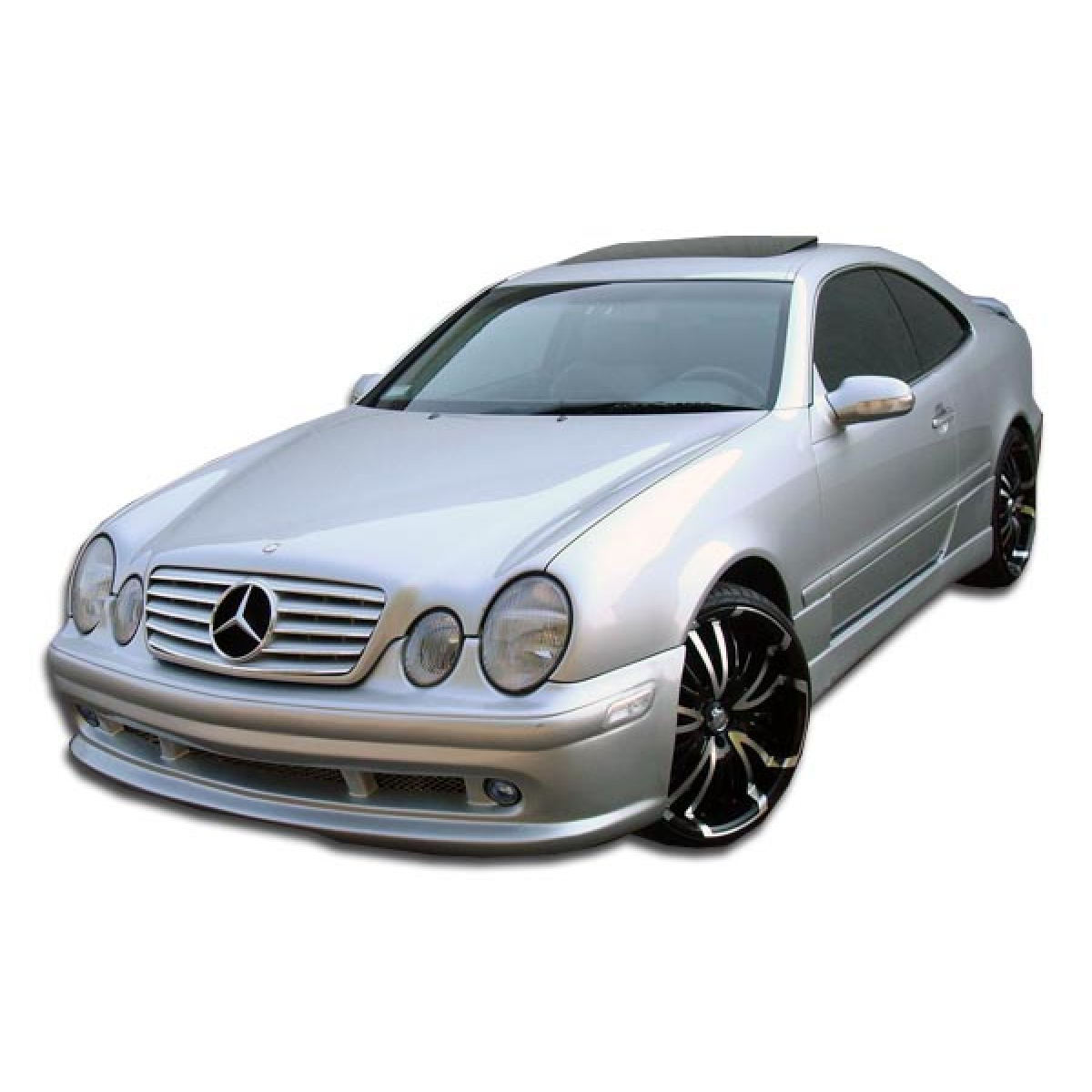 Modify your Mercedes-Benz CLK-Class 1998 with our Exterior/Front Bumpers or Lips - Front view of the Mercedes-Benz CLK-Class