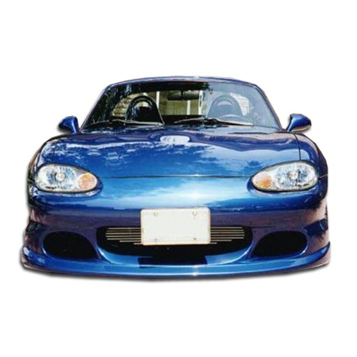 Modify your Mazda Miata 1999 with our Exterior/Front Bumpers or Lips - Front view of the vehicle with a slight angle