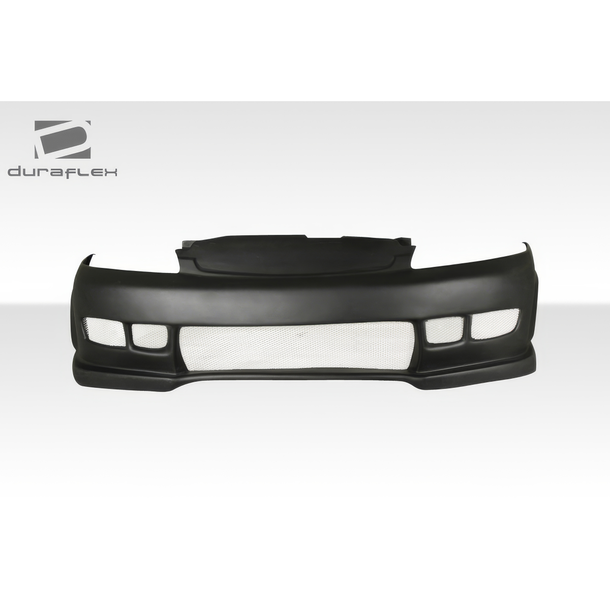 Modify your Nissan Altima 1998 with our Exterior/Complete Body Kits - Front view of car bumper part in black finish