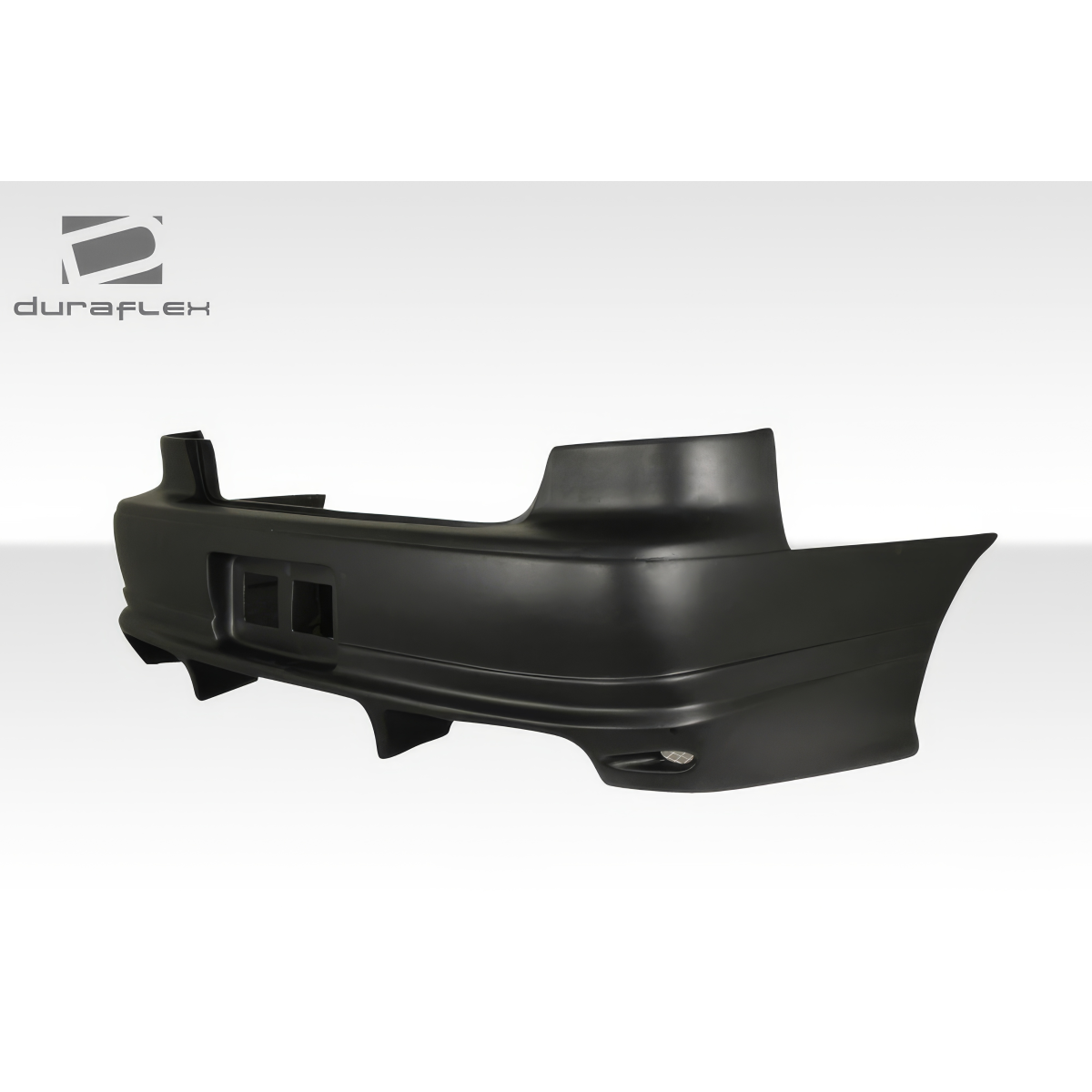 Modify your Toyota Corolla 1998 with our Exterior/Rear Bumpers - Side angle view of rear bumper part