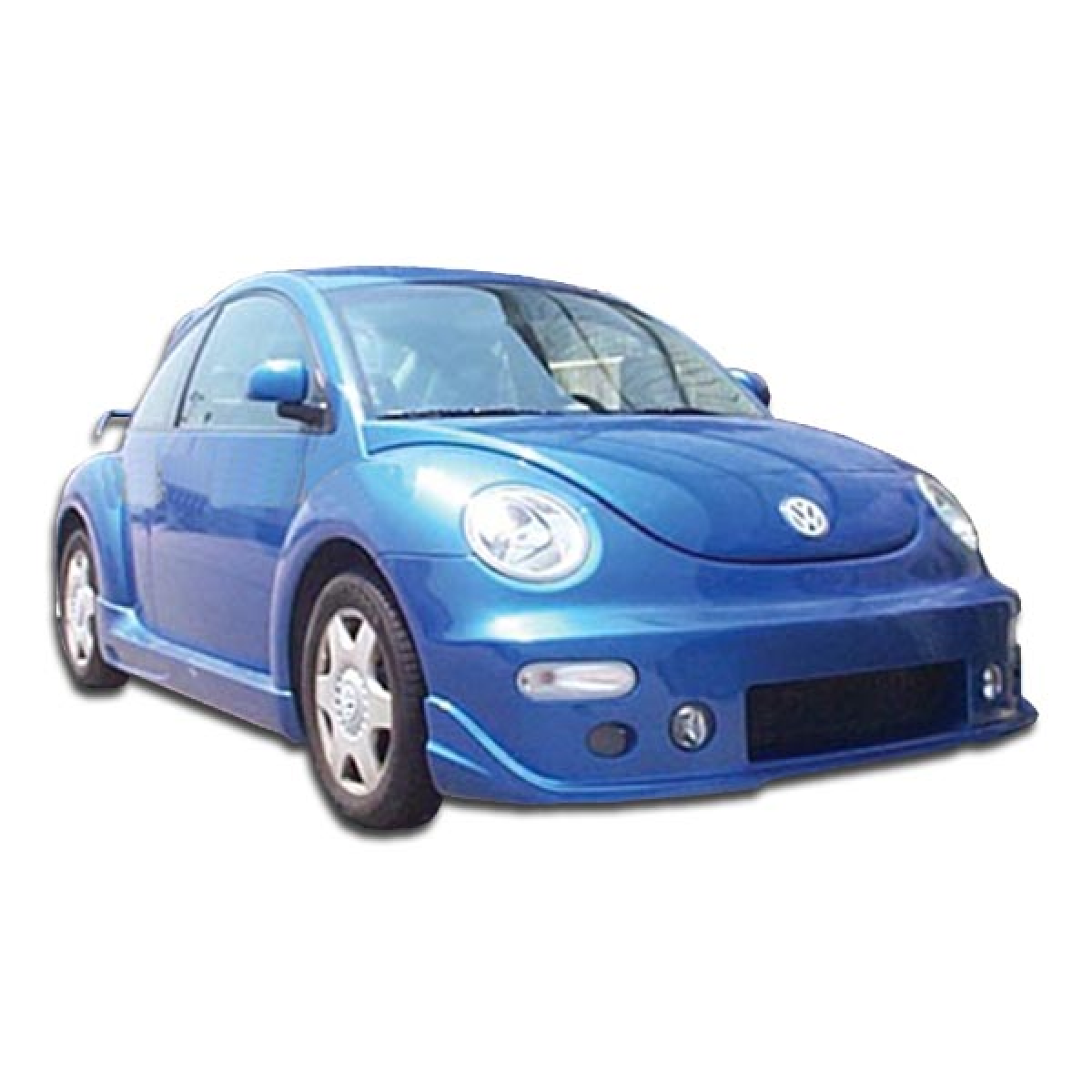 Modify your Volkswagen Beetle 1998 with our Exterior/Front Bumpers or Lips - Front view from slightly left angle