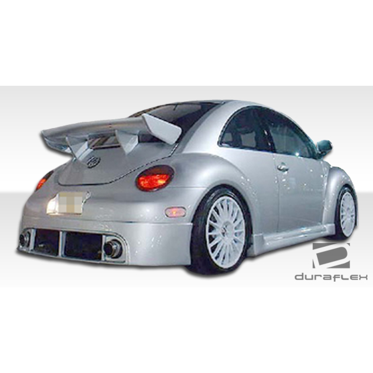 Modify your Volkswagen Beetle 1998 with our Exterior/Rear Bumpers or Lips - Rear angle view of modified Volkswagen Beetle