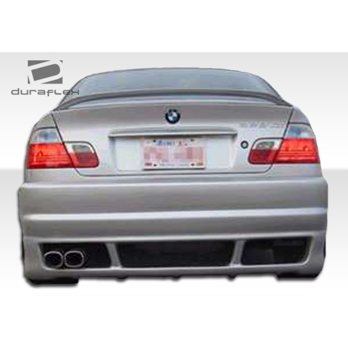 Modify your BMW 3-Series 1999 with our Exterior/Rear Bumpers or Lips - Rear view at a straight angle