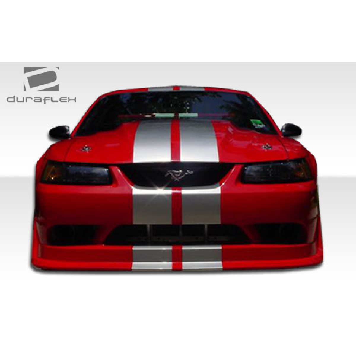 Modify your Ford Mustang 1999 with our Exterior/Front Bumpers or Lips - Frontal view of vehicle at a slight angle