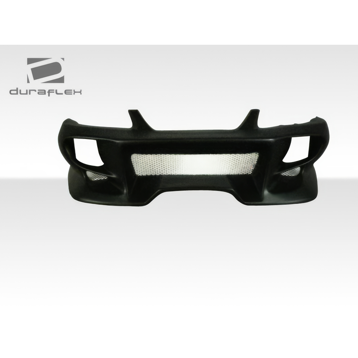 Modify your Ford Mustang 1999 with our Exterior/Front Bumpers or Lips - Front view of the bumper part on a flat surface