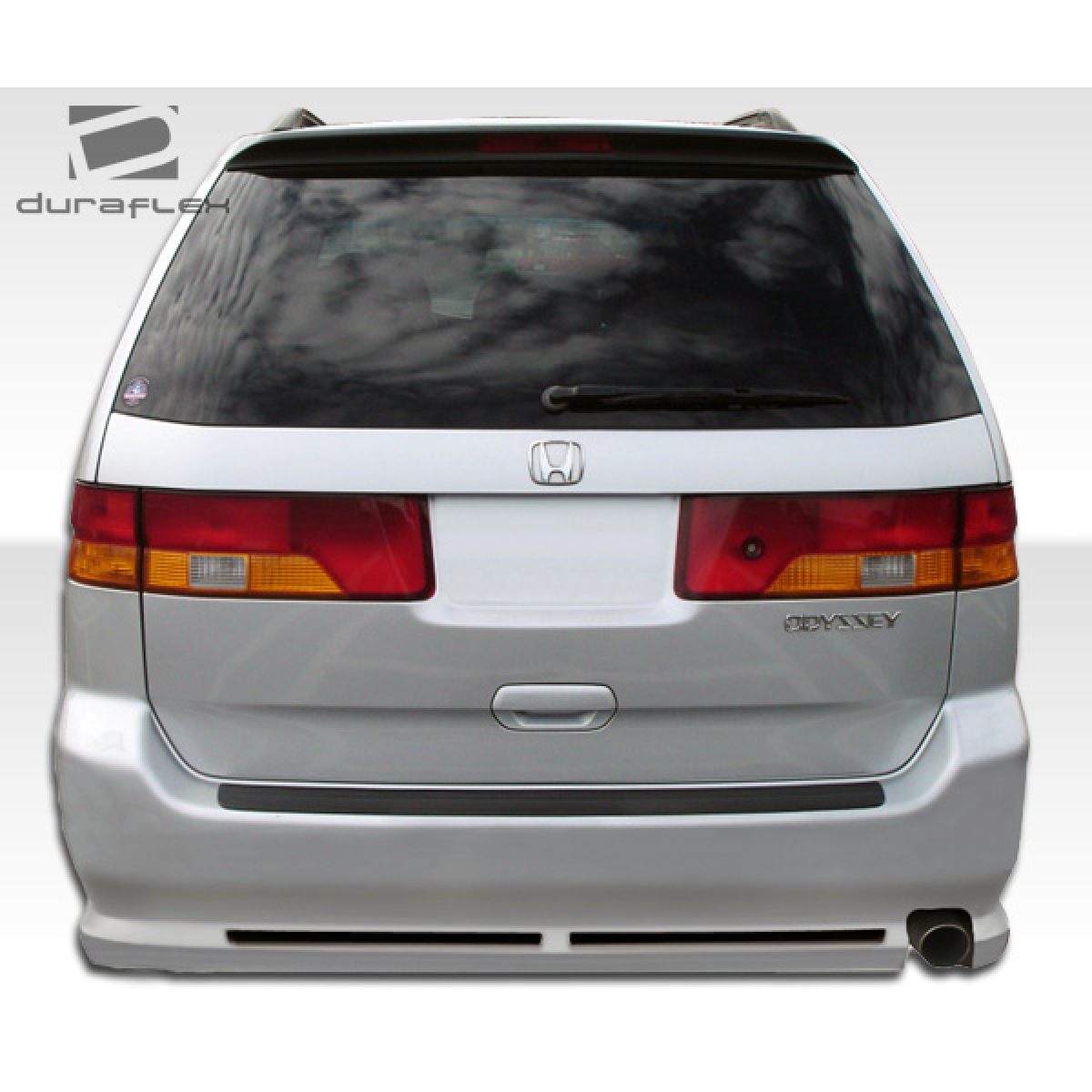 Modify your Honda Odyssey 1999 with our Exterior/Complete Body Kits - Rear view angled low showing bumper design