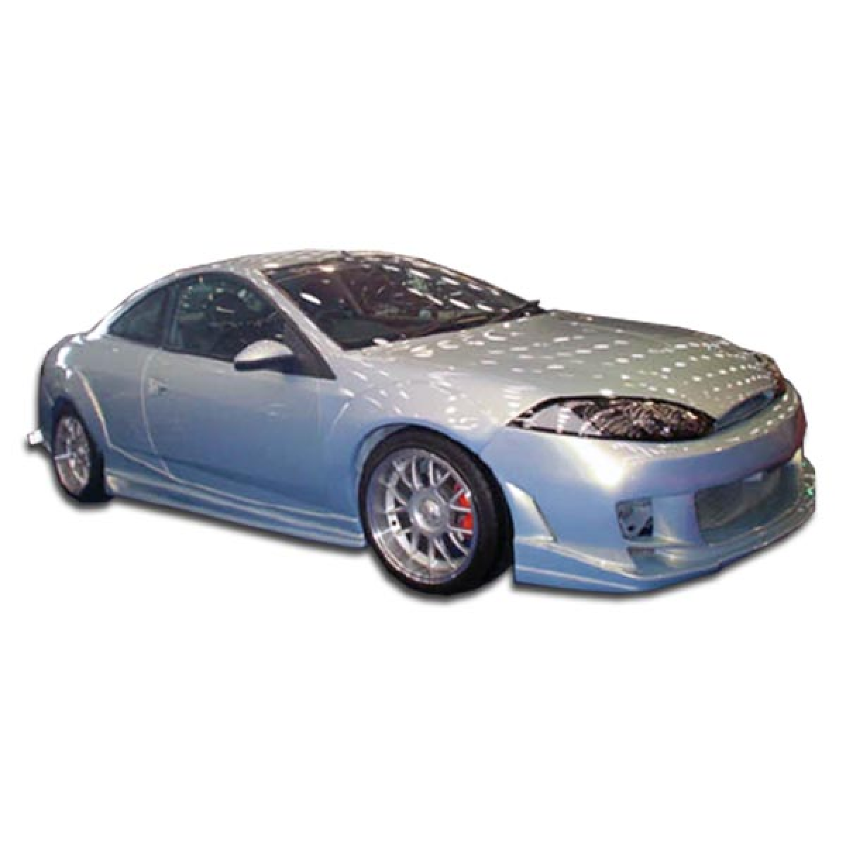 Modify your Mercury Cougar 1999 with our Exterior/Side Skirts - Front three quarter view of a car