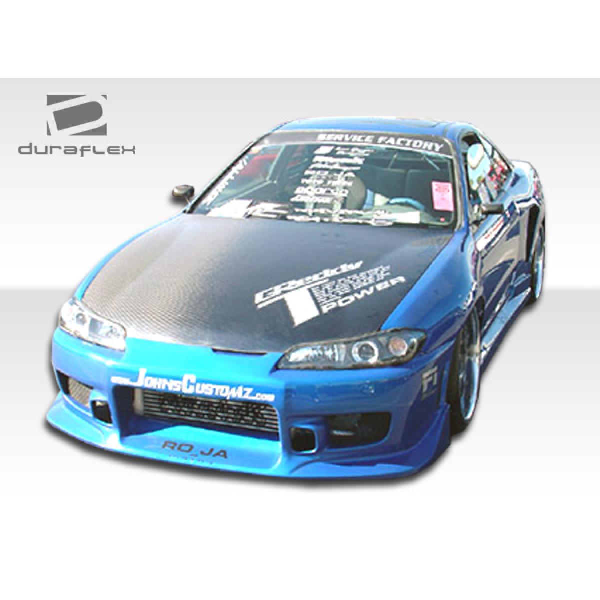 Modify your Nissan 240SX 1989 with our Exterior/Complete Body Kits - Frontal view with a slight angle from the left