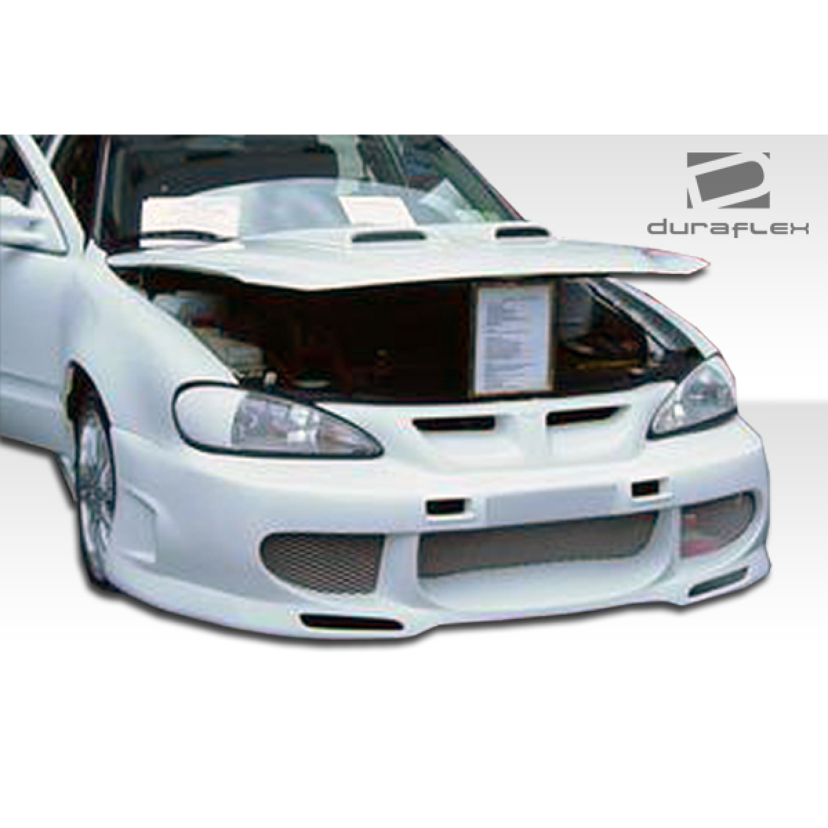 Modify your Pontiac Grand Am 1999 with our Exterior/Front Bumpers or Lips - Front view of the bumper displayed at an angle