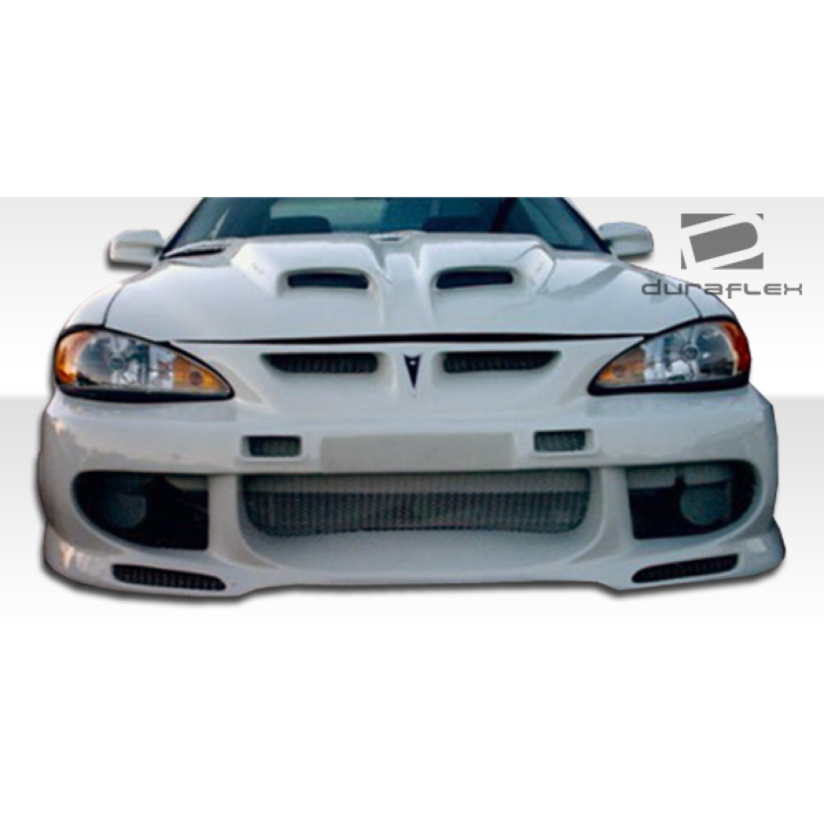 Modify your Pontiac Grand Am 1999 with our Exterior/Front Bumpers or Lips - Front view of vehicle part at eye level