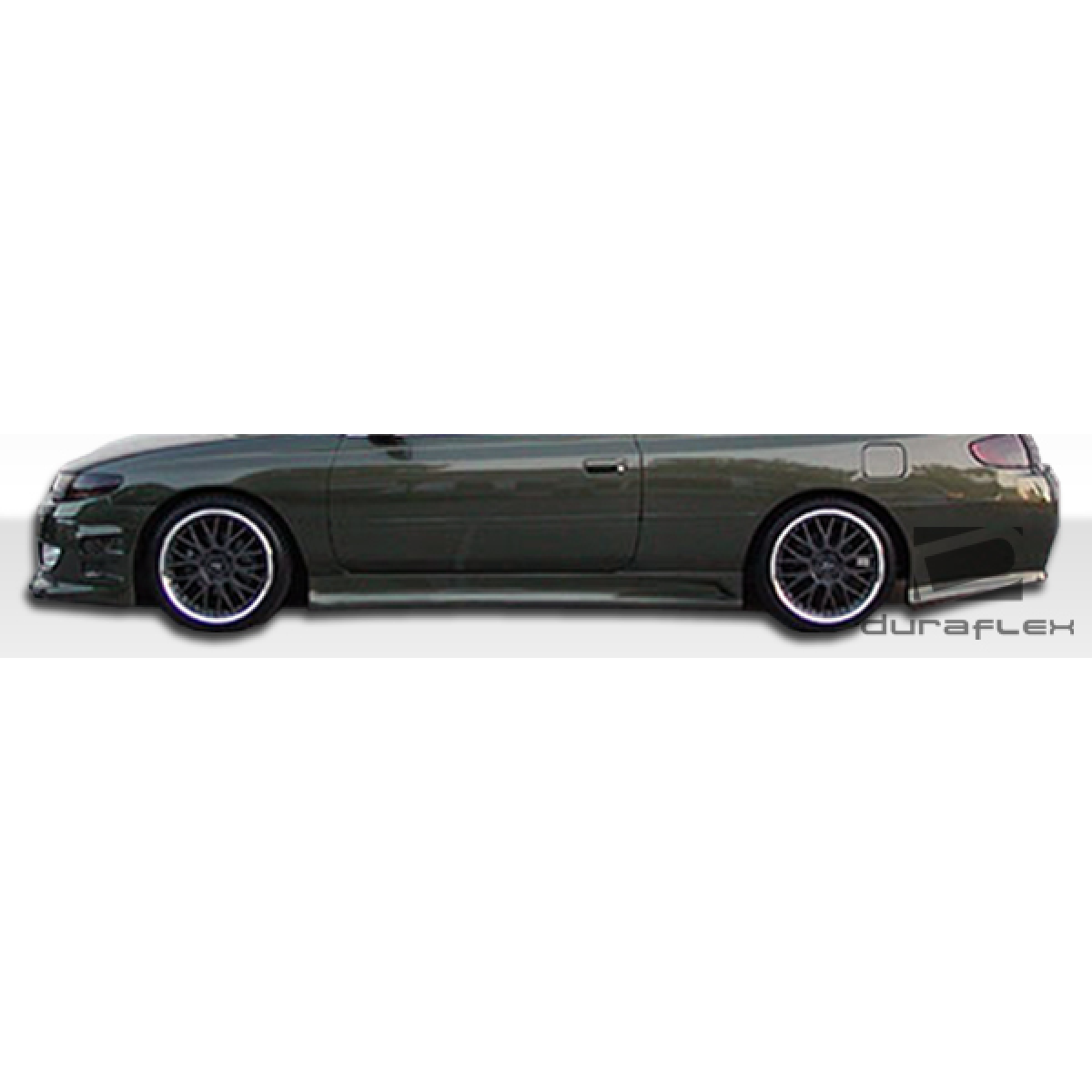 Modify your Toyota Solara 1999 with our Exterior/Side Skirts - Side view of vehicle part at a lateral angle