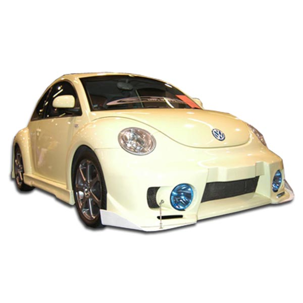 Modify your Volkswagen Beetle 1998 with our Exterior/Front Bumpers - Front angle view of custom Volkswagen Beetle