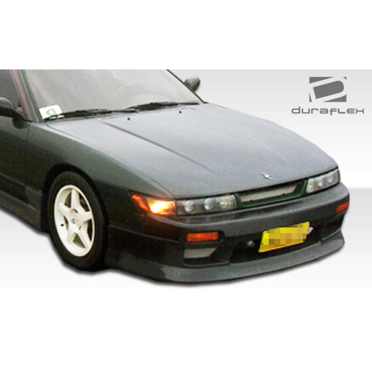 Modify your Nissan Silvia 1989 with our Exterior/Front Bumpers or Lips - Front angle view of Nissan Silvia S13 bumper