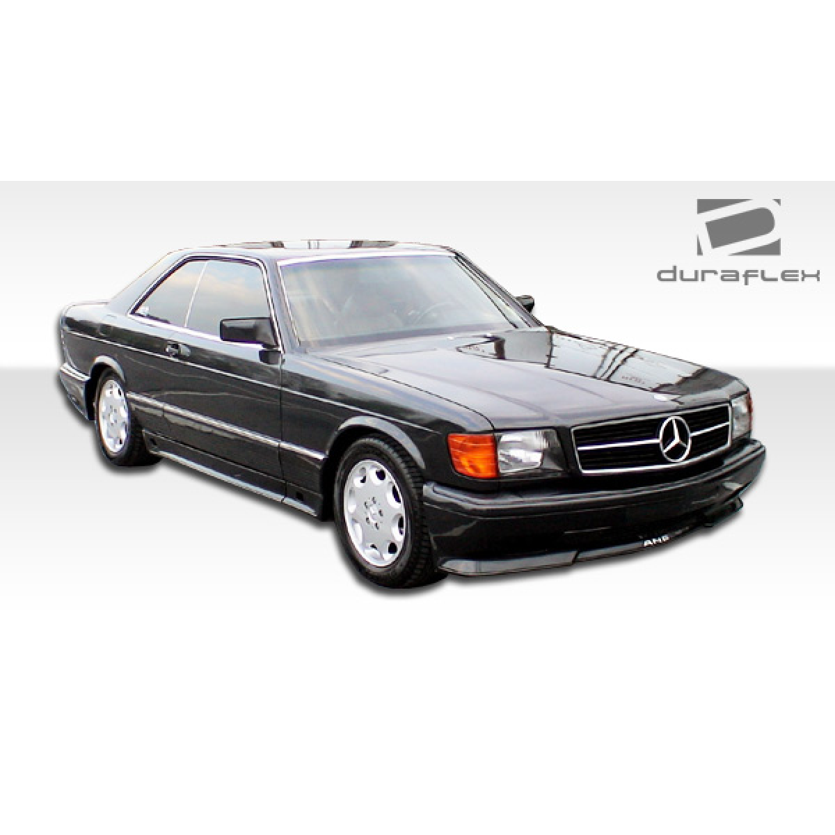 Modify your Mercedes-Benz S-Class 1981 with our Exterior/Front Bumpers or Lips - Front quarter angle of a Mercedes S Class