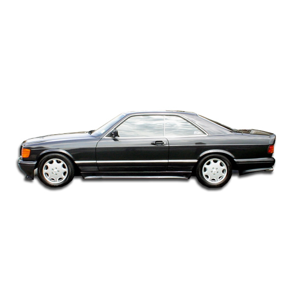 Modify your Mercedes-Benz S-Class 1981 with our Exterior/Complete Body Kits - Side view of the vehicle at a right angle