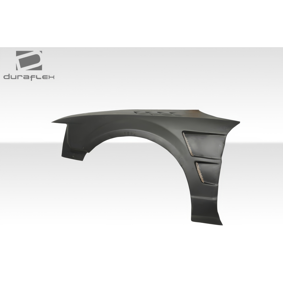 Modify your Ford Mustang 1999 with our Exterior/Fenders - Side angle view of car fender part