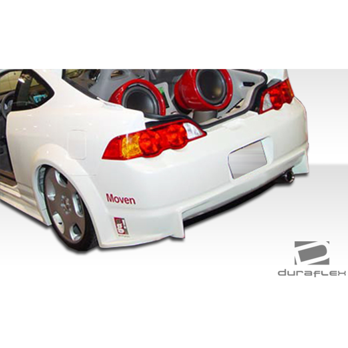 Modify your Acura RSX 2002 with our Exterior/Fenders - Angle showing rear fender and exhaust details