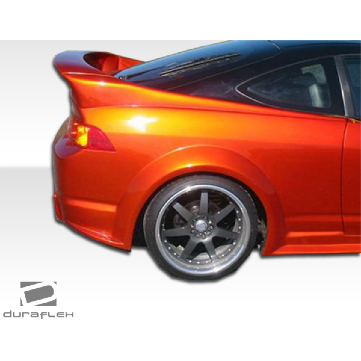 Modify your Acura RSX 2002 with our Exterior/Fenders - Rear angle showcasing wide body fender flares