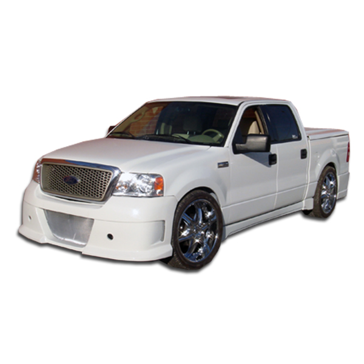 Modify your Ford F-150 2004 with our Exterior/Complete Body Kits - Front three quarter view angle of the bumper