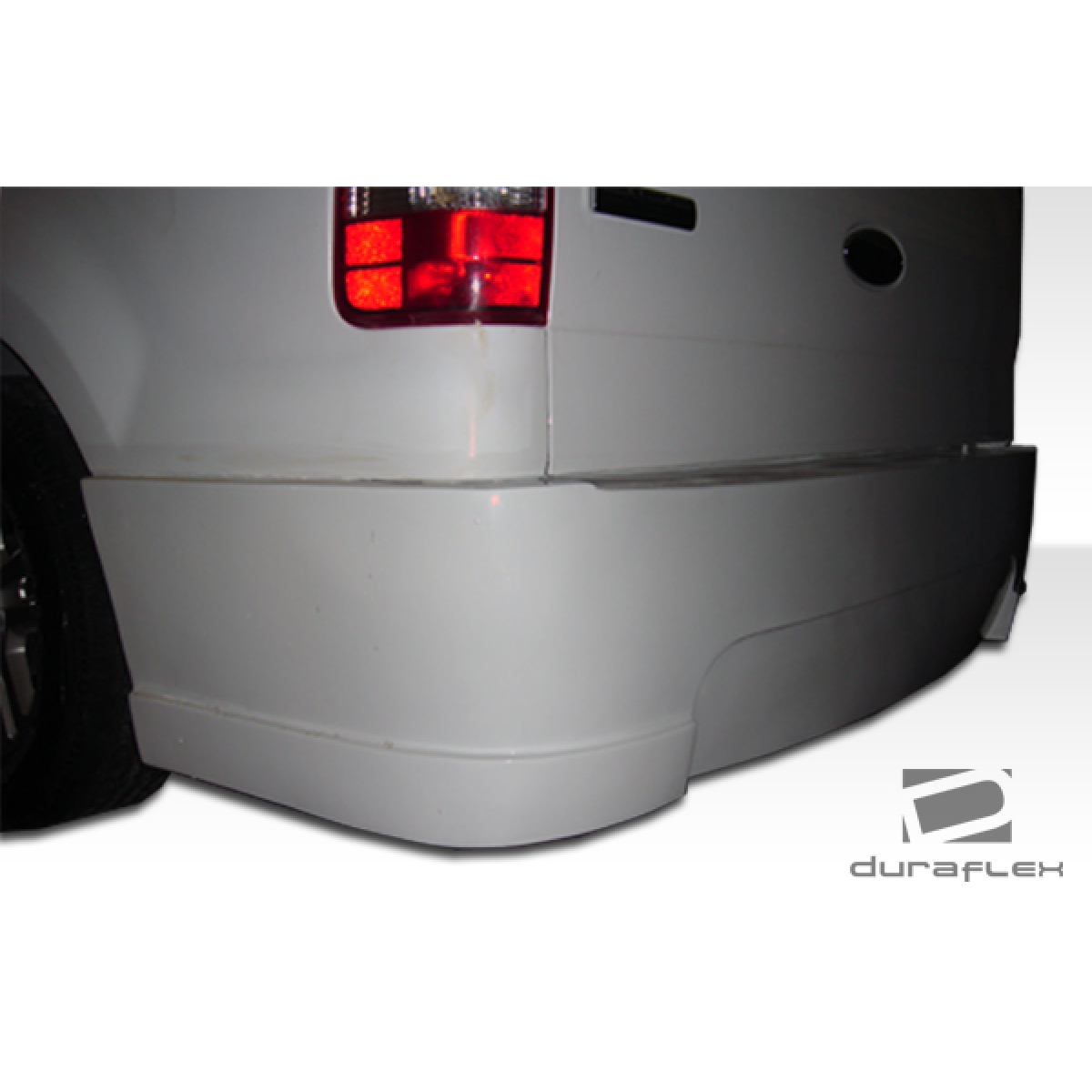 Modify your Ford F-150 2004 with our Exterior/Rear Bumpers or Lips - Part shown at a side angle slightly from behind