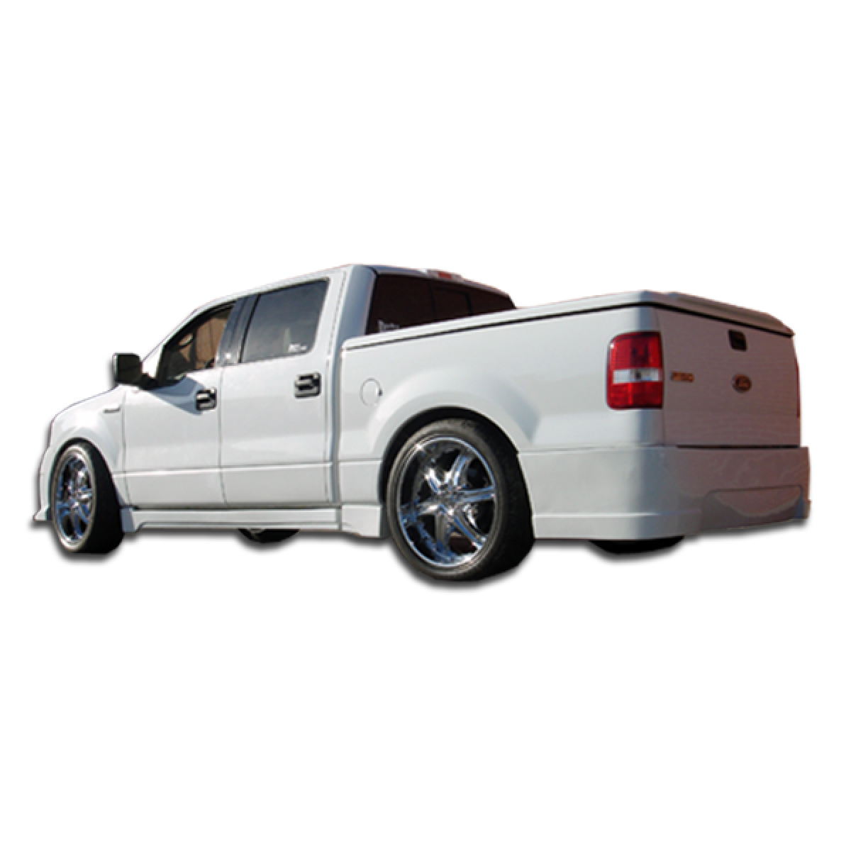 Modify your Ford F-150 2004 with our Exterior/Rear Bumpers or Lips - Rear angle view of the Ford F-150 truck