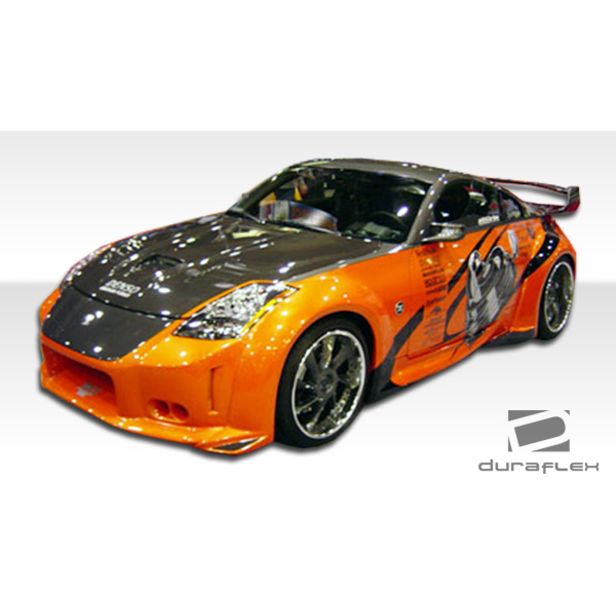 Modify your Nissan 350Z 2003 with our Exterior/Complete Body Kits - Front angle view of the Nissan 350Z with custom design