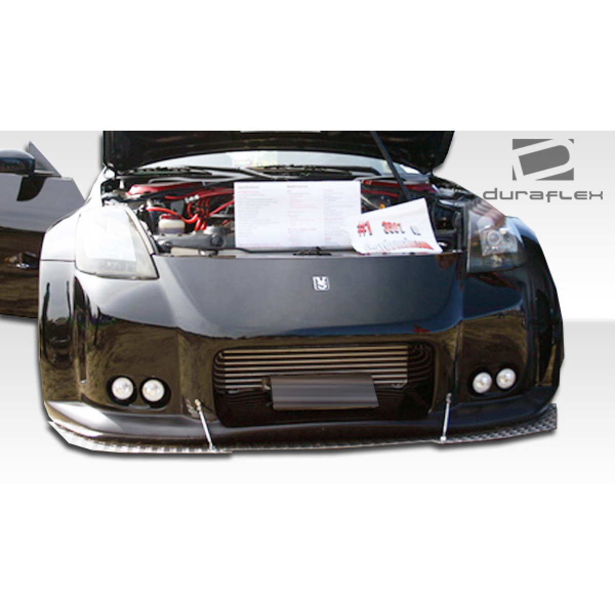 Modify your Nissan 350Z 2003 with our Exterior/Complete Body Kits - Front view angled towards vehicle front bumper