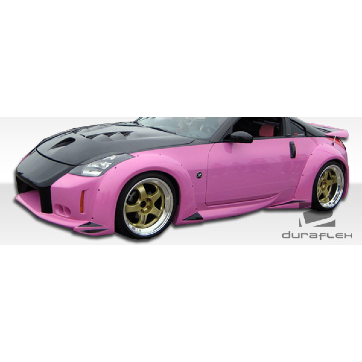 Modify your Nissan 350Z 2003 with our Exterior/Complete Body Kits - Side view at a slight angle