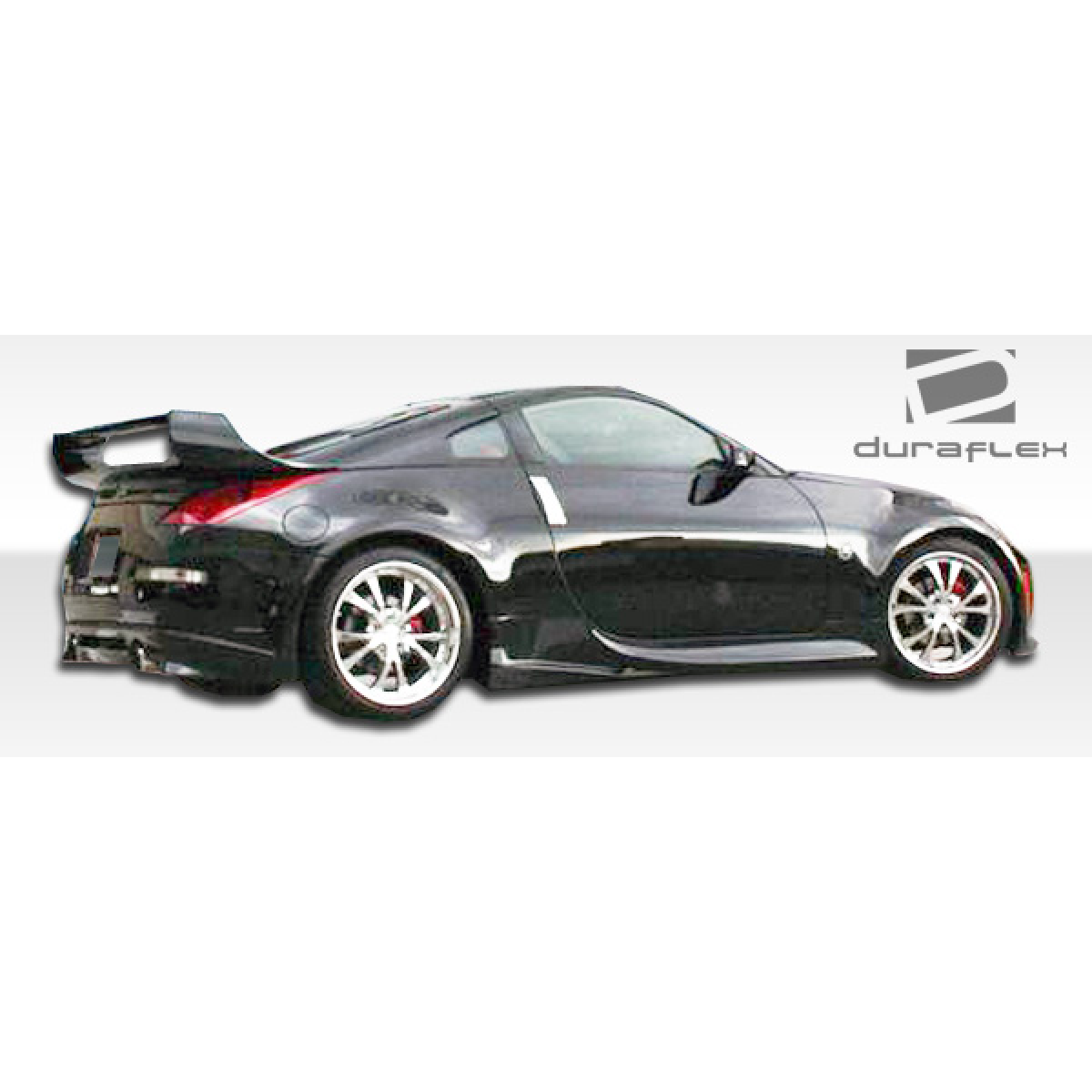 Modify your Nissan 350Z 2003 with our Exterior/Complete Body Kits - Angle shows the rear side view of the car